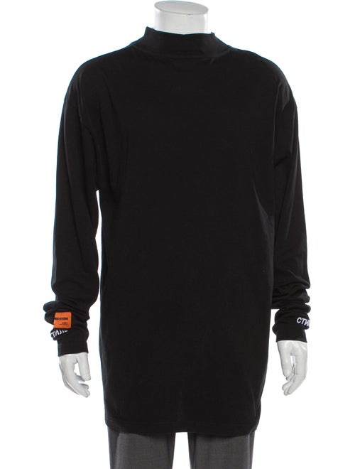 Heron Preston Turtleneck Long Sleeve Pullover Blac