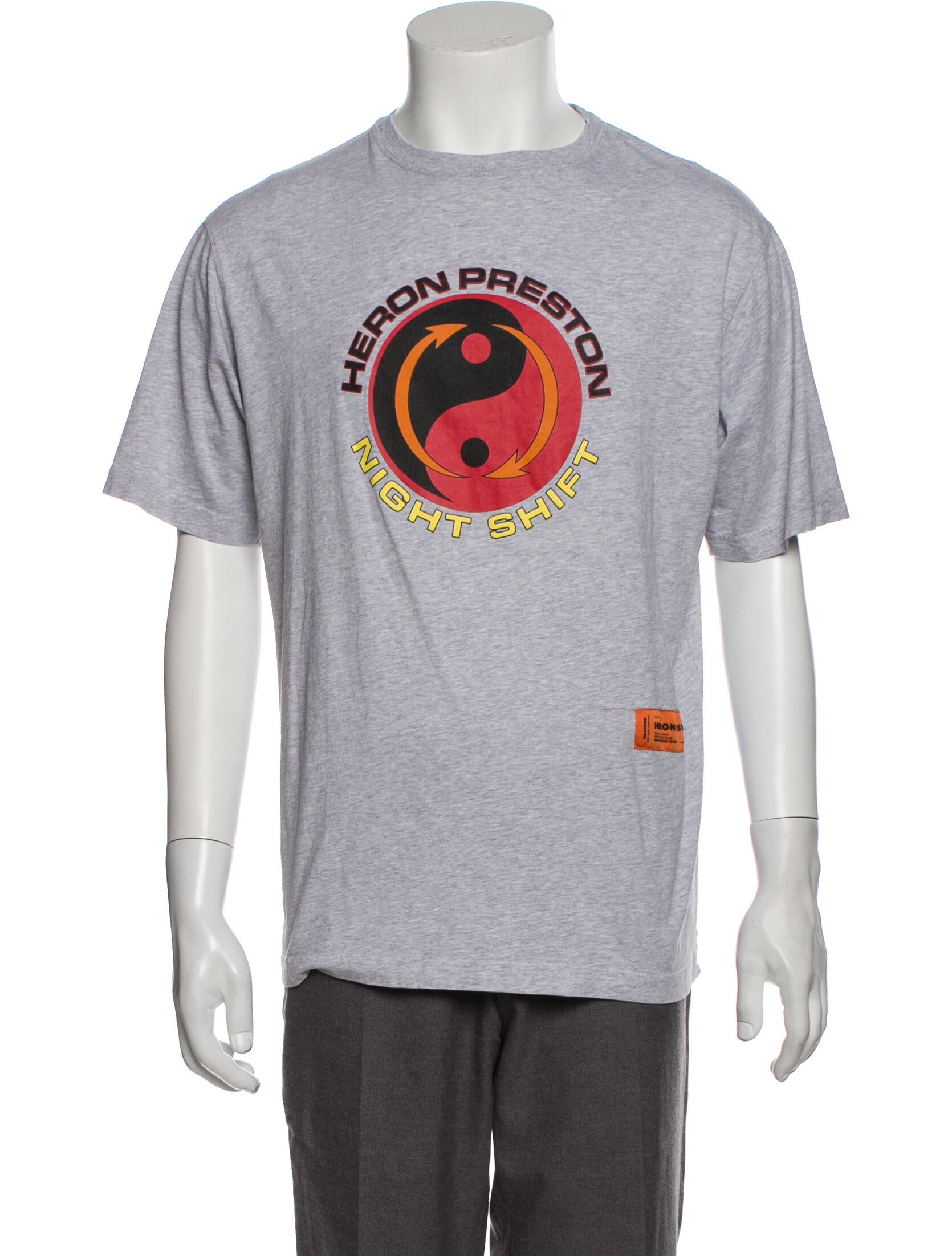 Herons Graphic Print Tシャツ Heron Preston Full Frontal Embroided Heron Multi-Colors Over