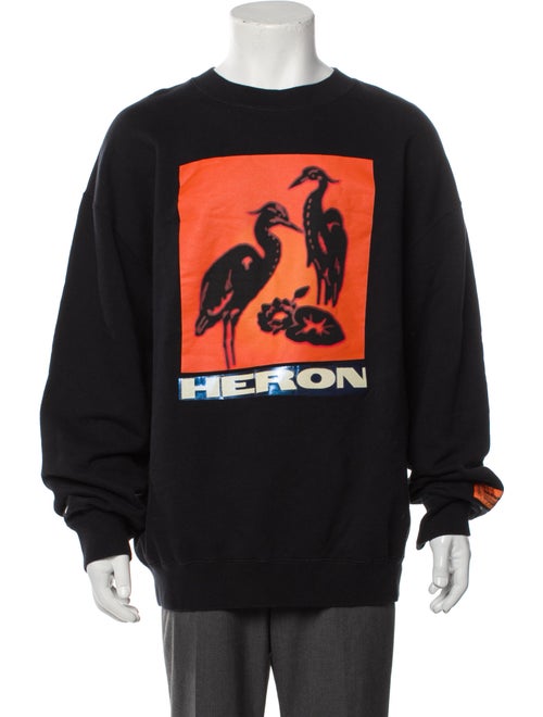 Heron Preston Graphic Print Crew Neck Sweatshirt