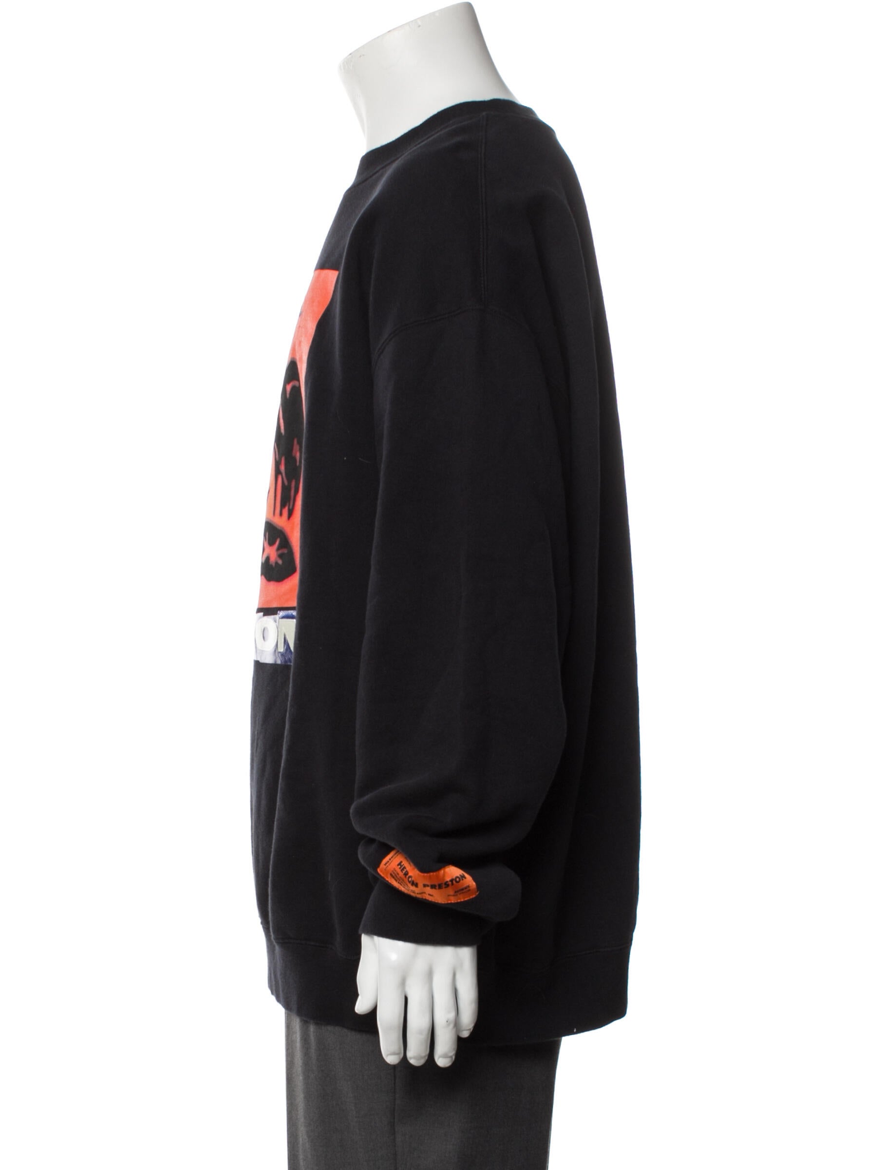 Heron Preston Graphic Print Crew Neck Sweatshirt