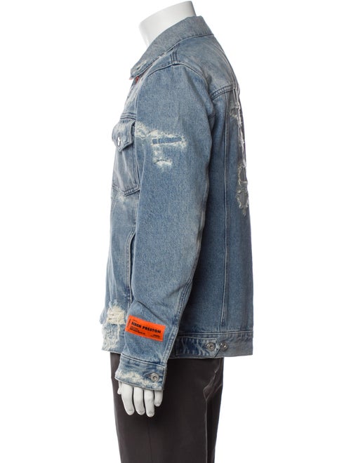 Heron Preston Printed Denim Jacket w/ Tags