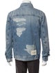 Heron Preston Printed Denim Jacket w/ Tags