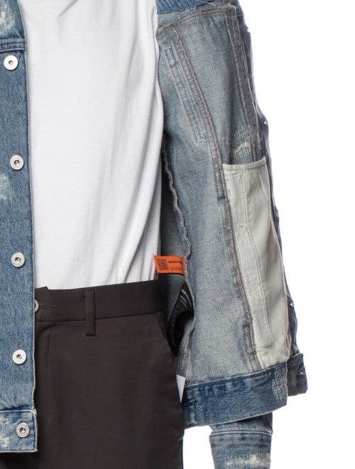 Heron Preston Printed Denim Jacket w/ Tags