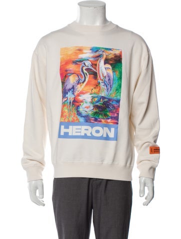 Heron Preston Sweatshirts & Hoodies Graphic Print Crew Neck Sweatshirt XXS