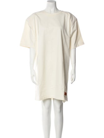 Heron Preston Crew Neck Knee-Length Dress