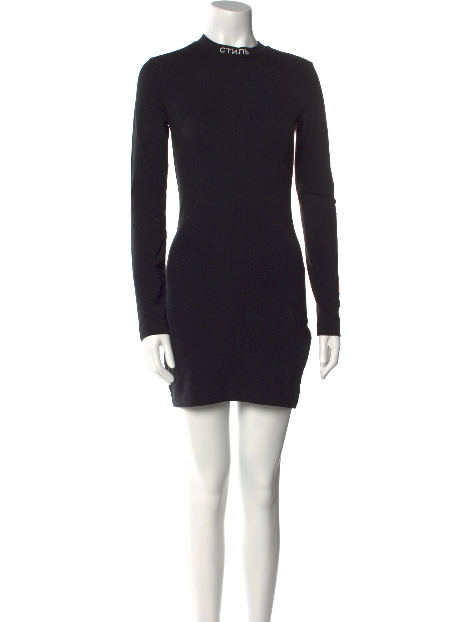 Heron Preston Mock Neck Mini Dress w/ Tags