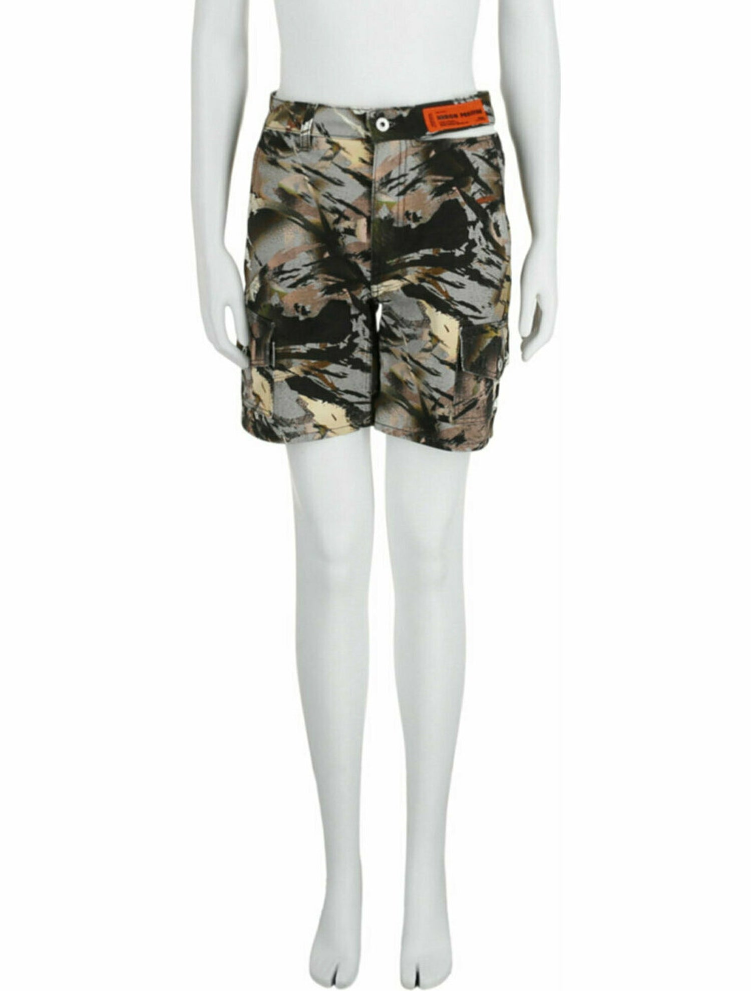 Heron Preston Camouflage Print Shorts w/ Tags