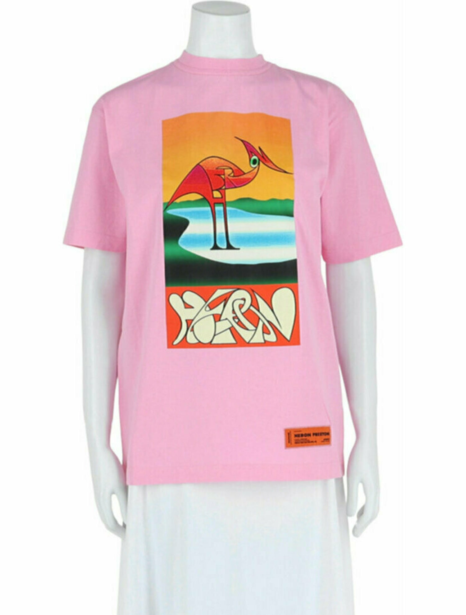 Heron Preston Graphic Print T-Shirt w/ Tags