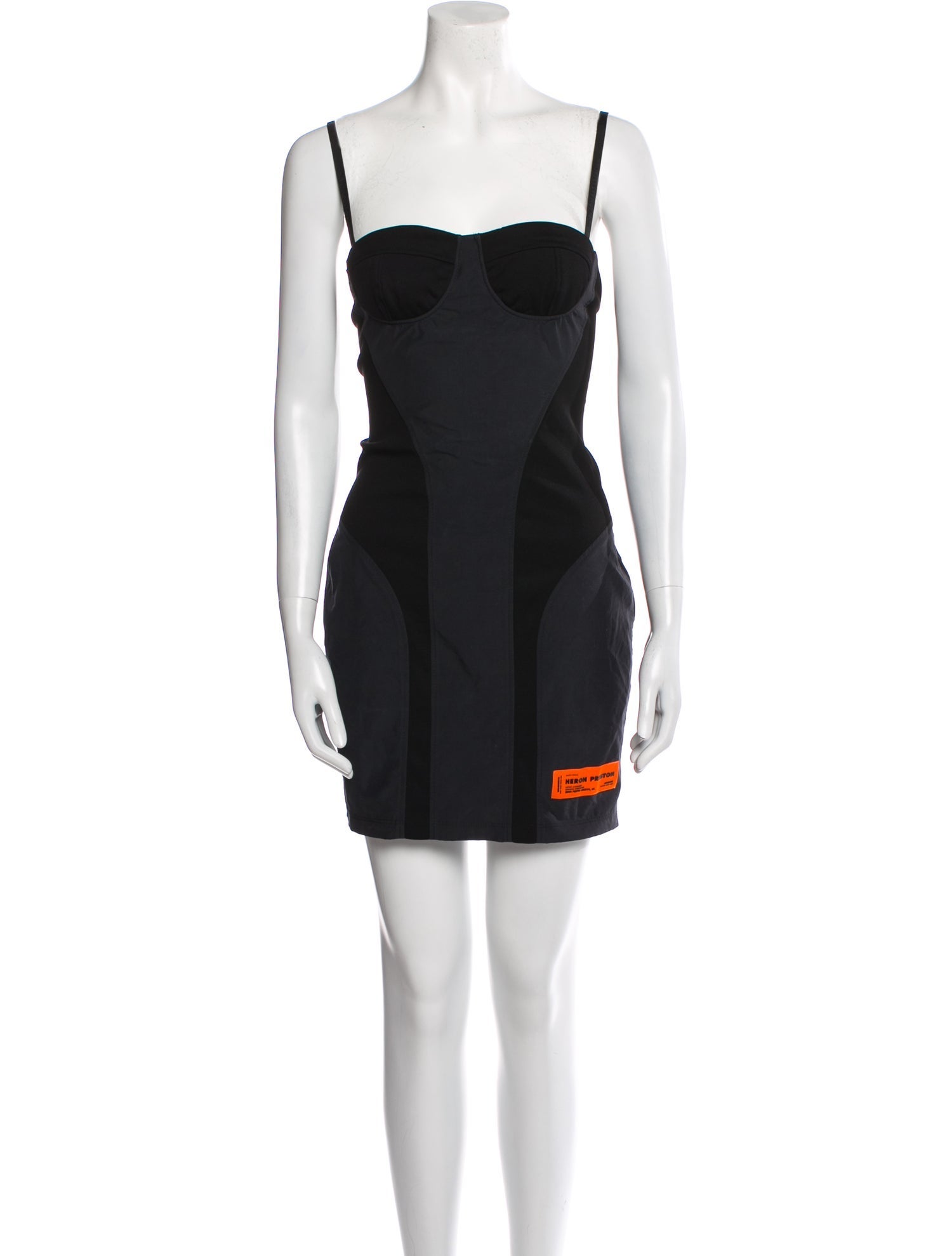 Heron Preston Square Neckline Mini Dress