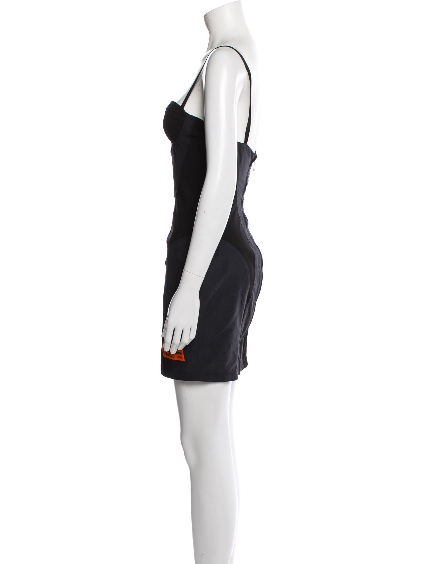 Heron Preston Square Neckline Mini Dress