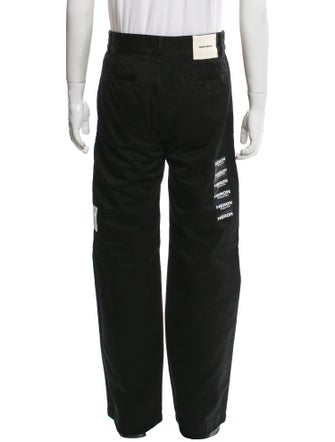 Heron Preston Graphic Print Moto Pants
