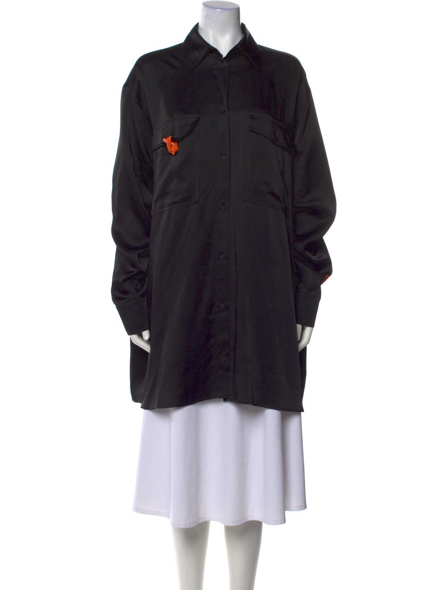 Heron Preston Long Sleeve Button-Up Top