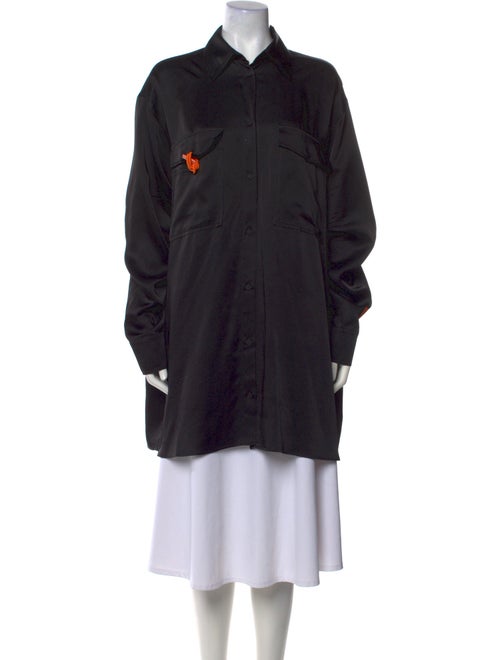 Heron Preston Long Sleeve Button-Up Top