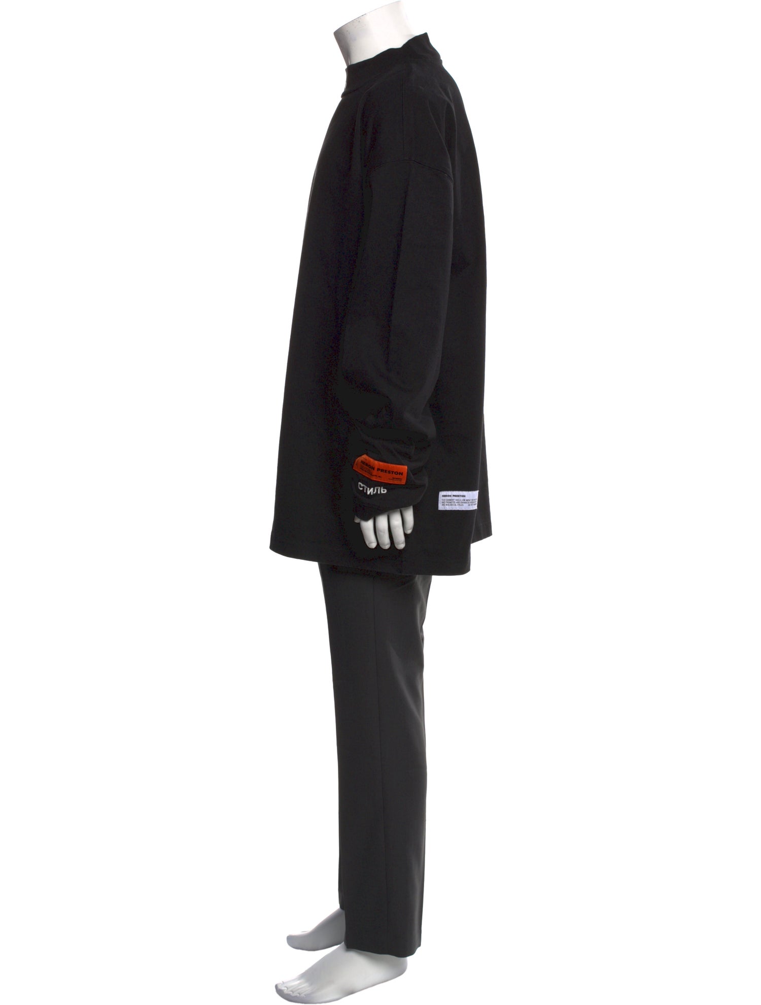 Heron Preston Mock Neck Long Sleeve Henley