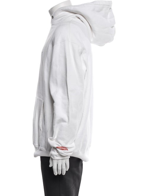 Heron Preston Graphic Print Mock Neck Hoodie