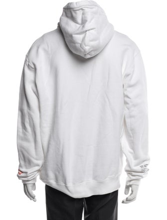 Heron Preston Graphic Print Mock Neck Hoodie