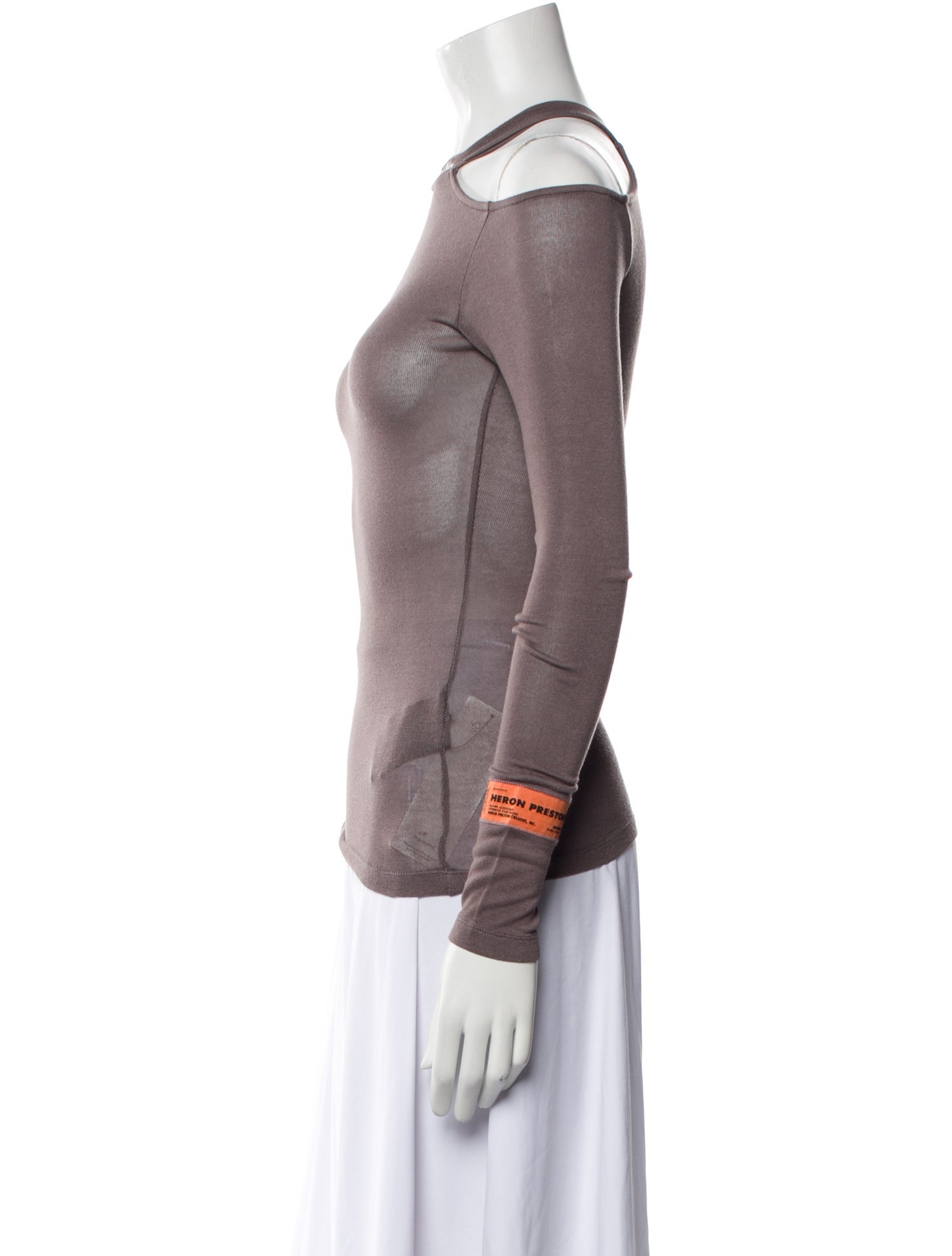 Heron Preston Crew Neck Long Sleeve Top