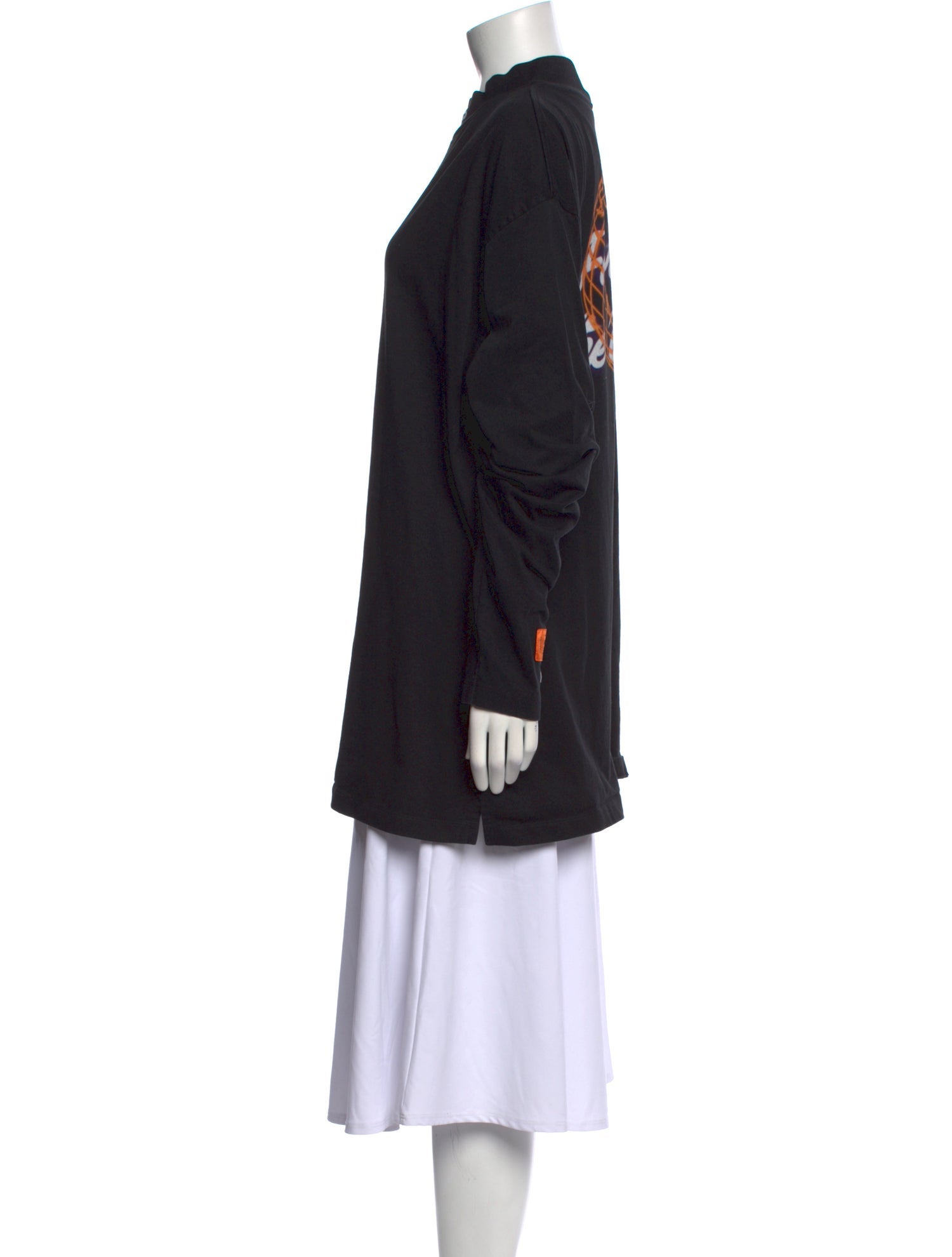 Heron Preston Mock Neck Long Sleeve Sweatshirt