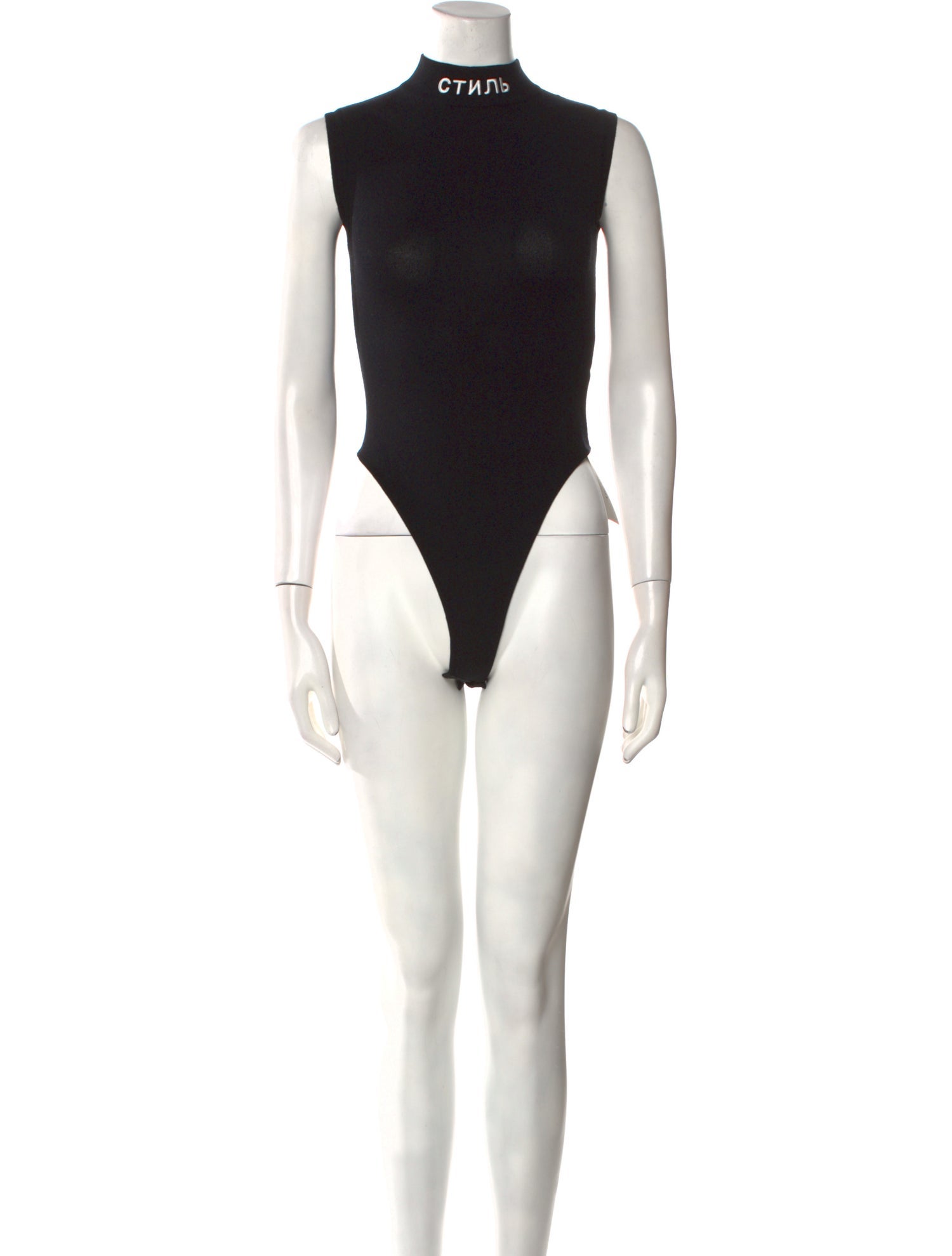 Heron Preston Mock Neck Sleeveless Bodysuit