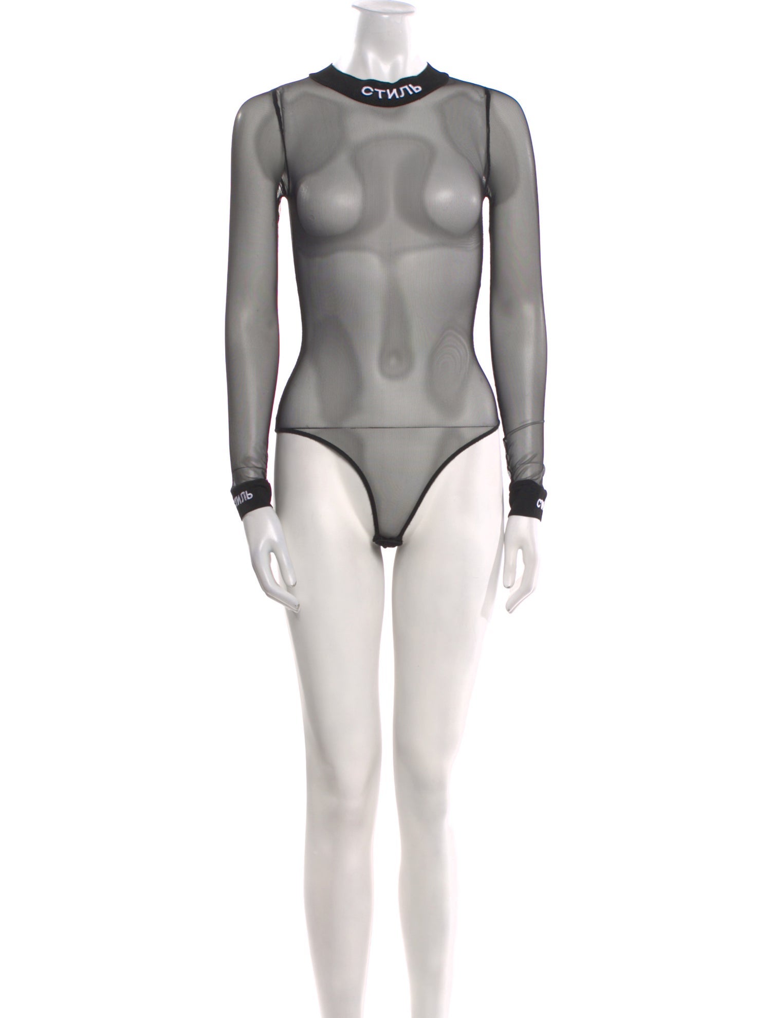 Heron Preston Crew Neck Long Sleeve Bodysuit