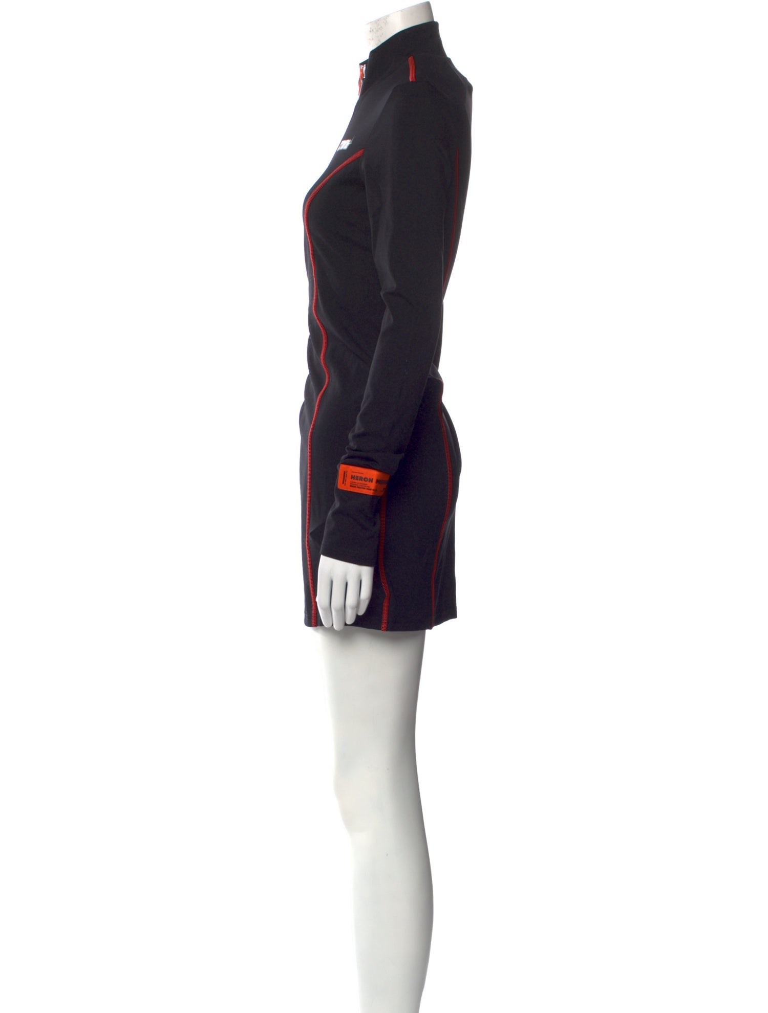 Heron Preston Mock Neck Mini Dress