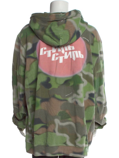 Heron Preston Graphic Print Crew Neck Hoodie