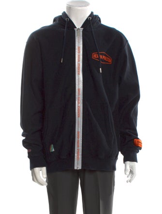 Heron Preston Graphic Print Crew Neck Hoodie