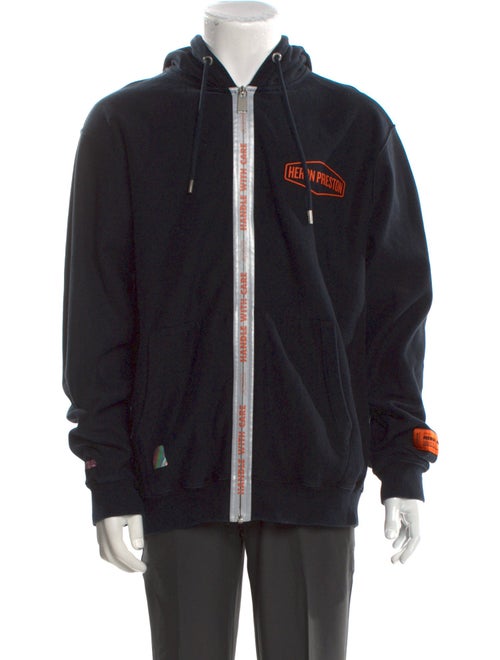 Heron Preston Graphic Print Crew Neck Hoodie