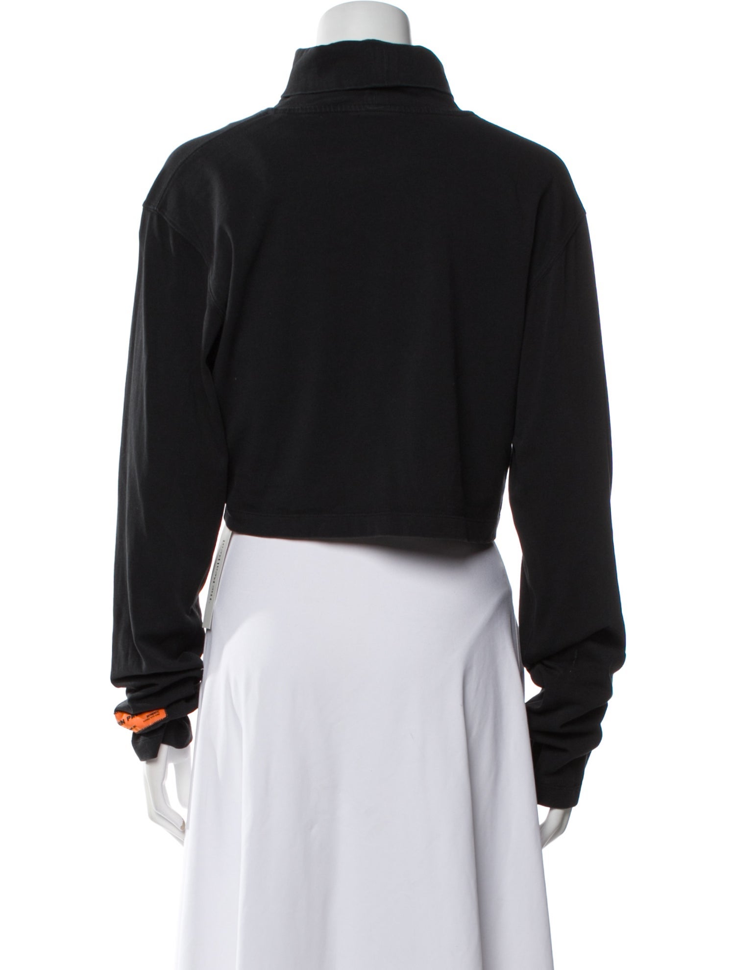 Heron Preston Turtleneck Long Sleeve Crop Top