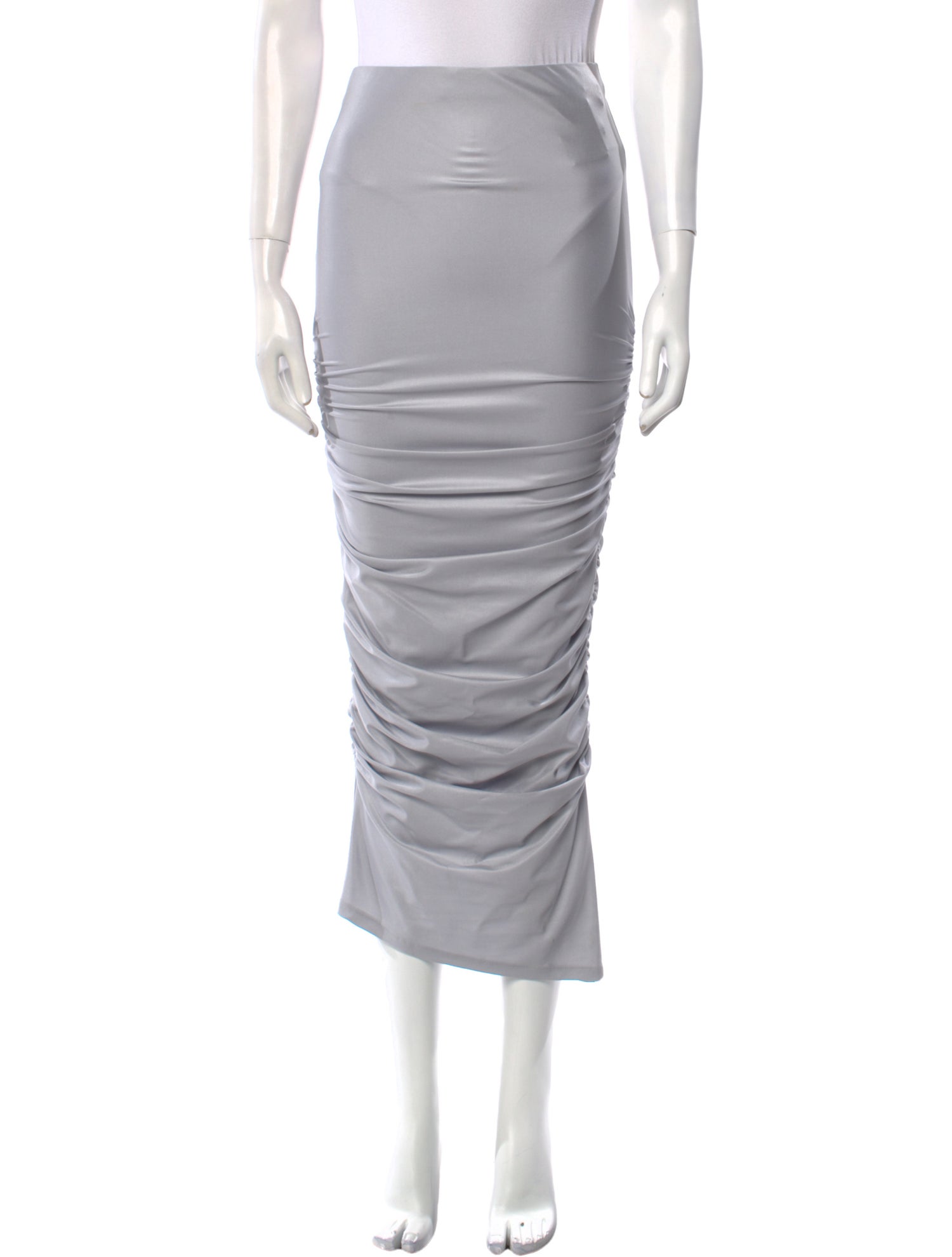 Heron Preston Ruffle Embellishment Midi Length Skirt