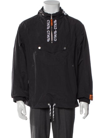 Heron Preston Graphic Print Windbreaker