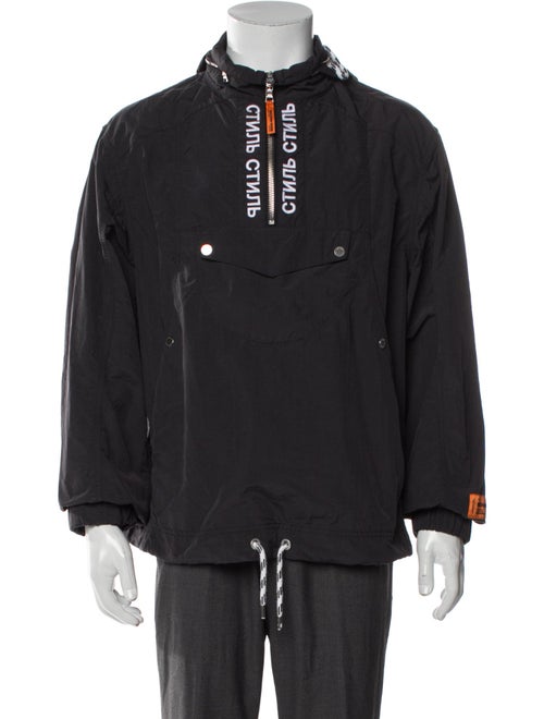 Heron Preston Graphic Print Windbreaker
