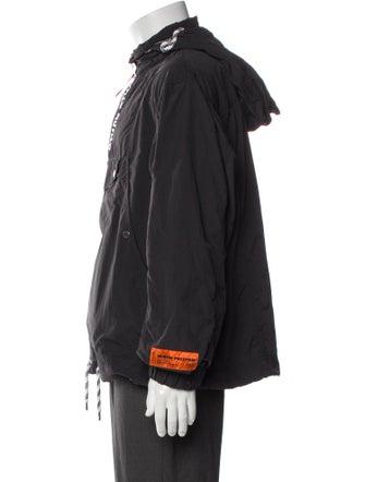 Heron Preston Graphic Print Windbreaker