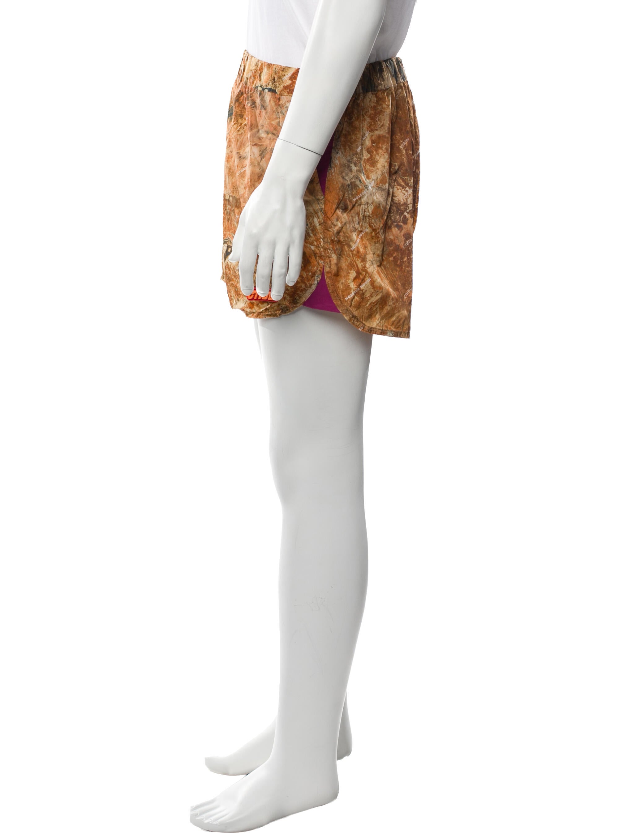 Heron Preston Tie-Dye Print Mini Shorts