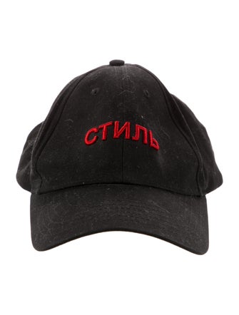 Heron Preston black and red baseball hat