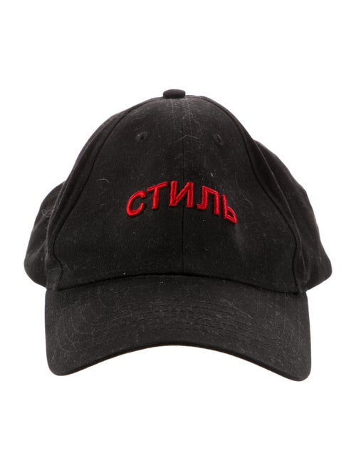 Heron Preston black and red baseball hat