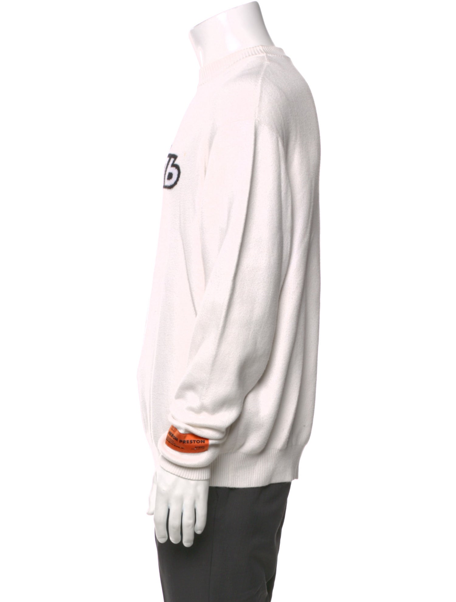Heron Preston Graphic Print Crew Neck Pullover