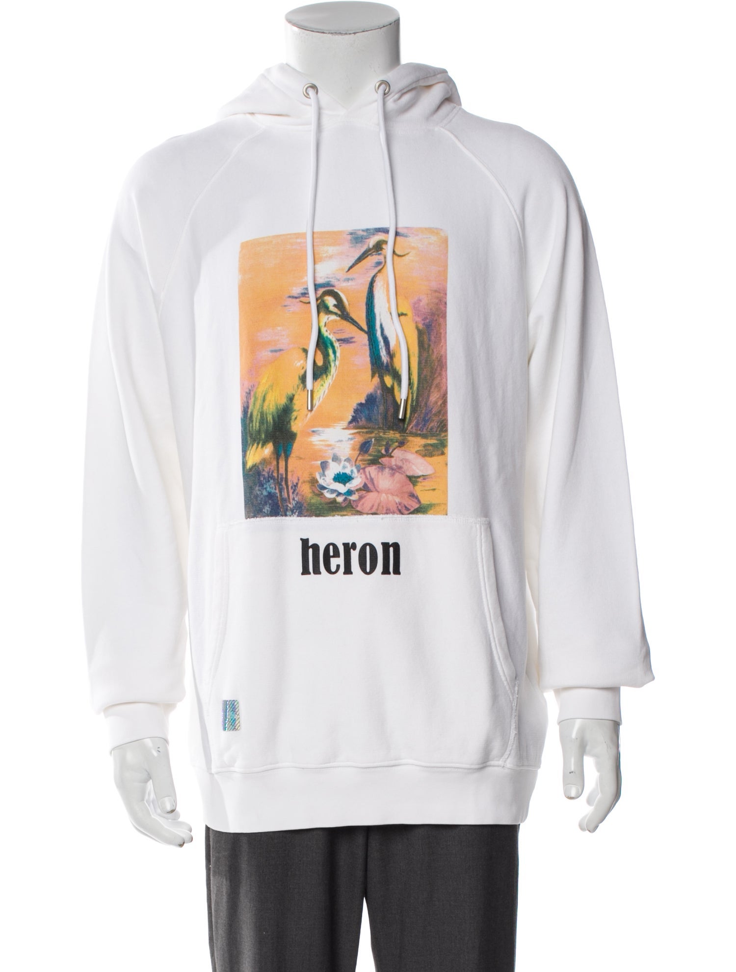 Heron Preston Graphic Print Crew Neck Hoodie