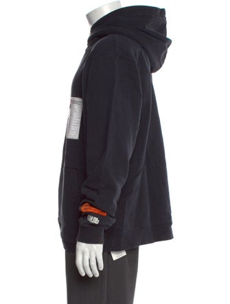Heron Preston Graphic Print Crew Neck Hoodie