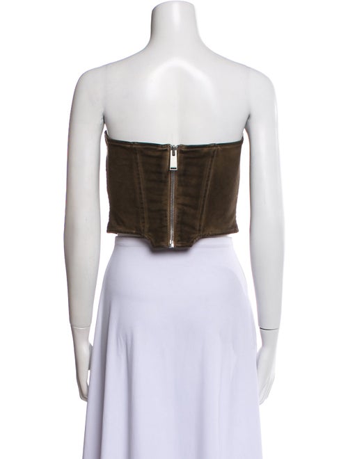 Heron Preston Strapless Crop Top