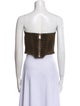 Heron Preston Strapless Crop Top
