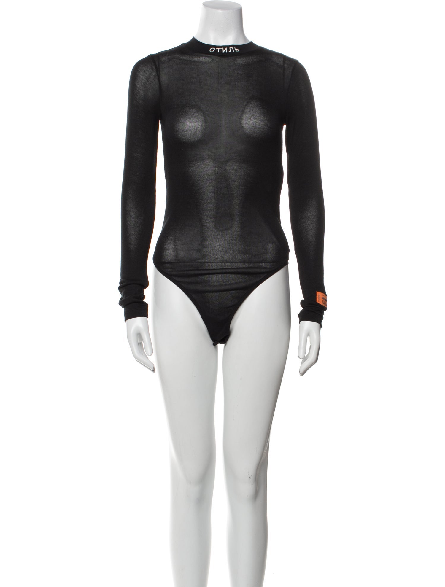 Heron Preston Crew Neck Long Sleeve Bodysuit
