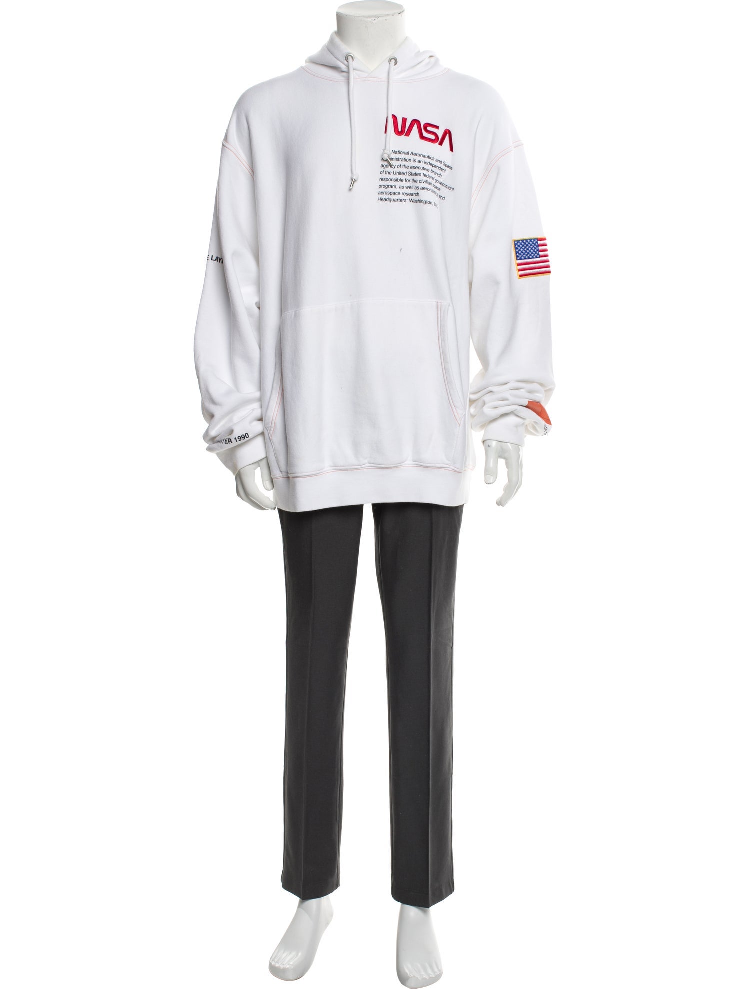 Heron Preston Graphic Print Crew Neck Hoodie