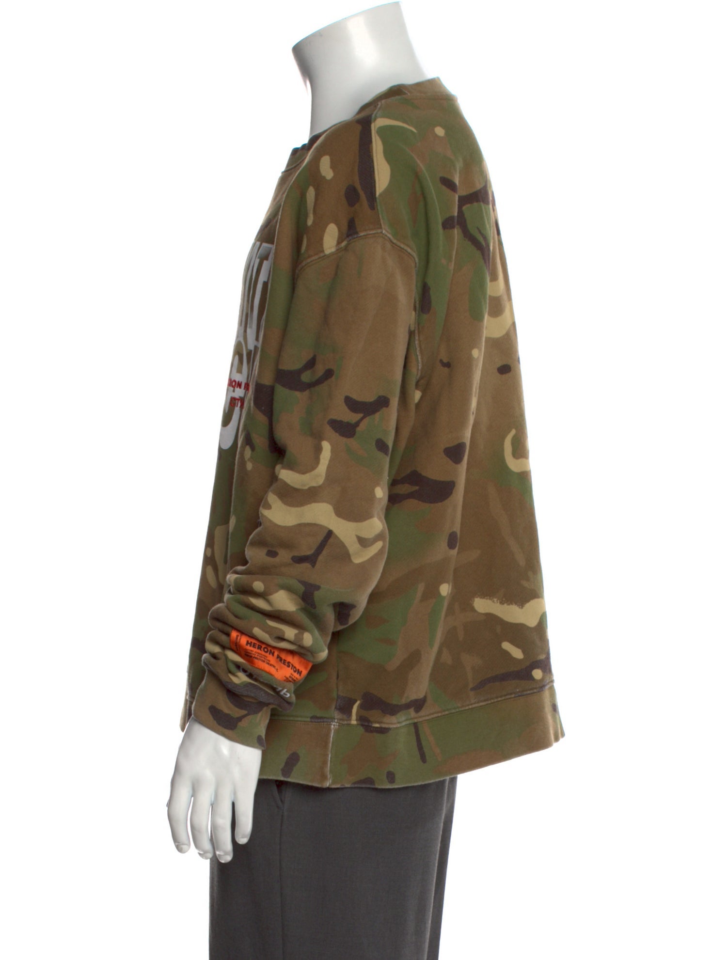 Heron Preston Graphic Print Crew Neck Sweatshirt
