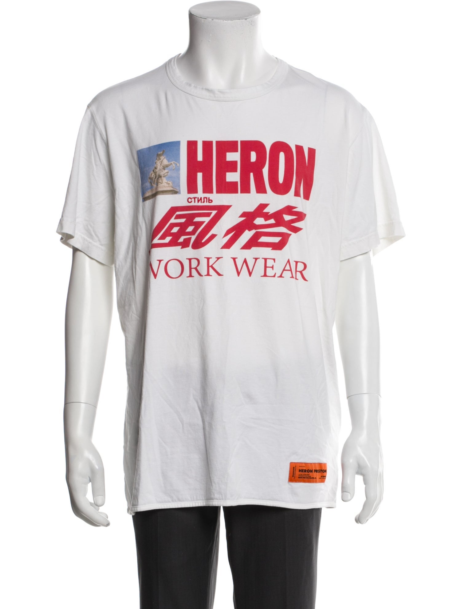 Heron Preston Graphic Print Crew Neck T-Shirt