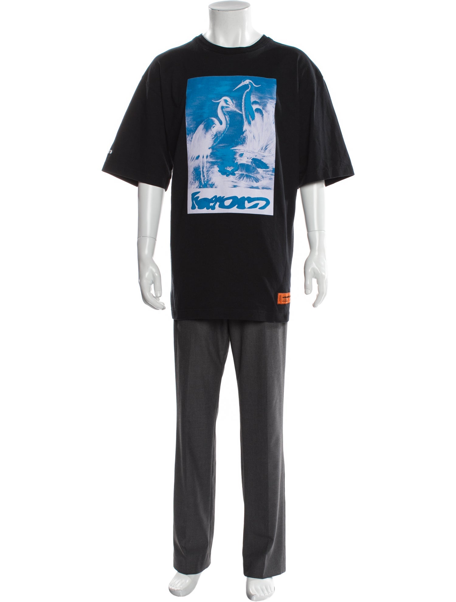 Heron Preston Graphic Print Crew Neck Sweatshirt