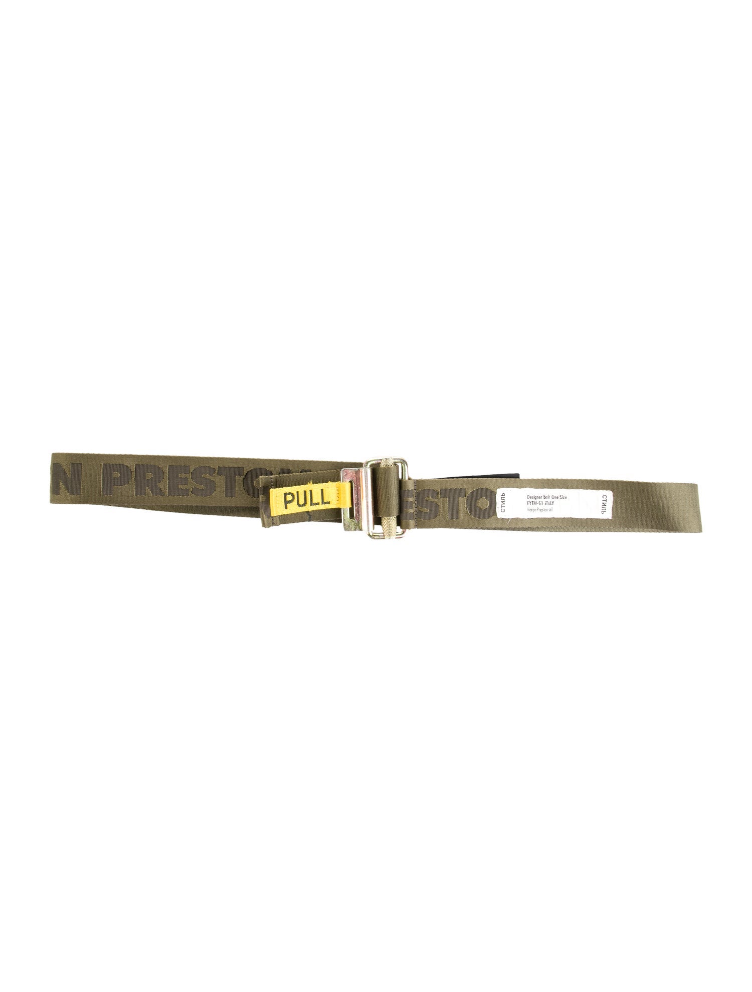 Heron Preston Canvas Waist Belt