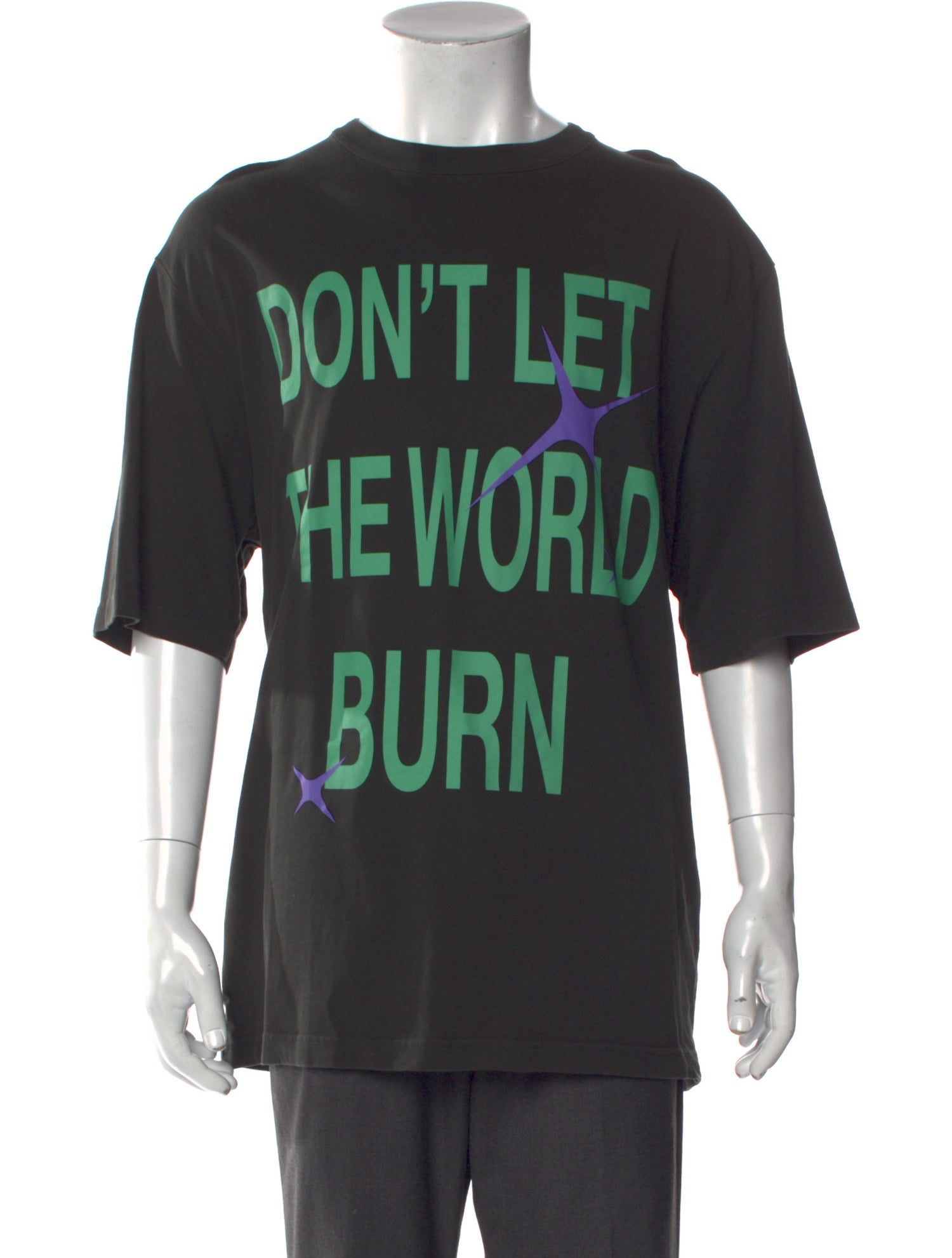 Heron Preston Graphic Print Crew Neck T-Shirt