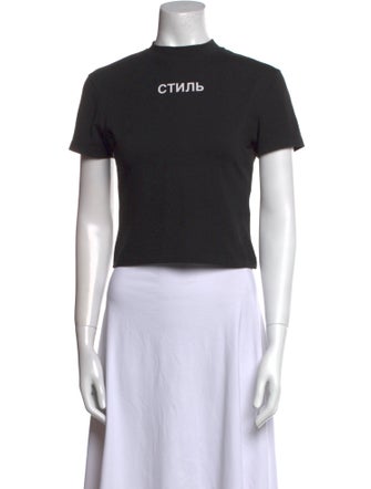 Heron Preston Graphic Print Crew Neck T-Shirt