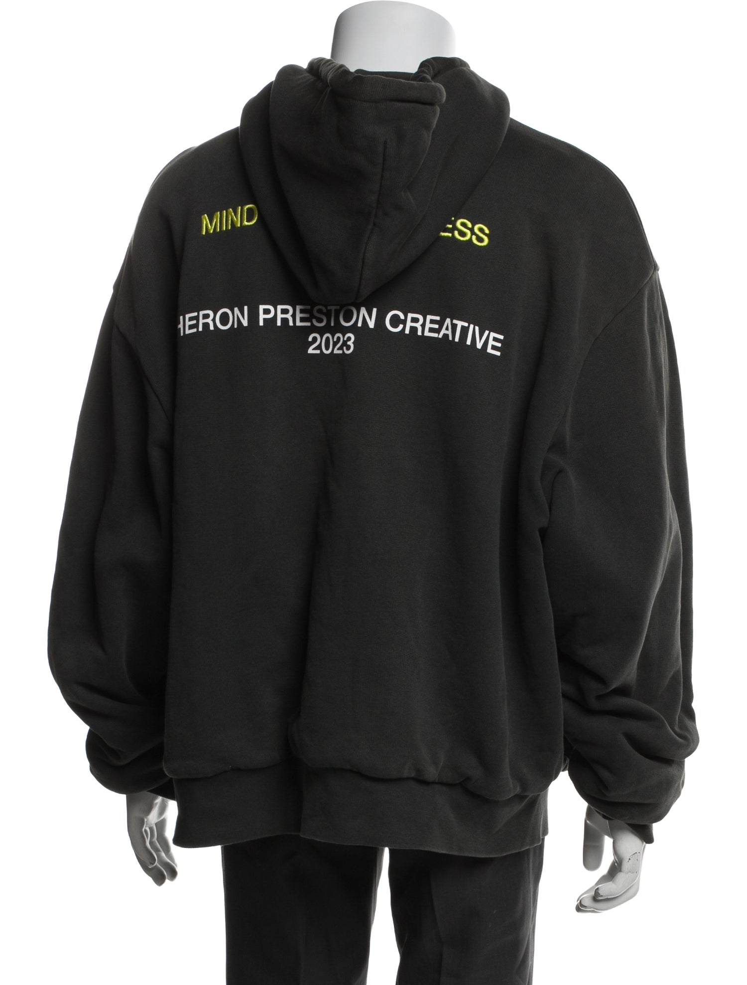Heron Preston Graphic Print Crew Neck Hoodie
